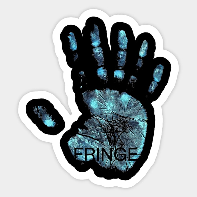 Fringeprints! Sticker by LordNeckbeard